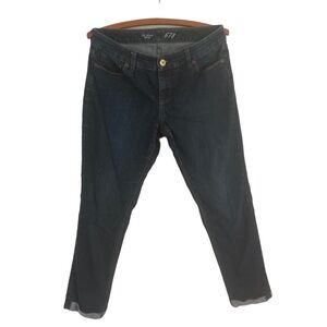 The Limited Cuffed Bottom Dark Jeans Y2K